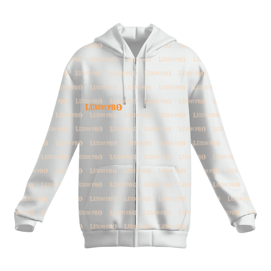 AOP Micro Fleece Zip Hoodie 250g