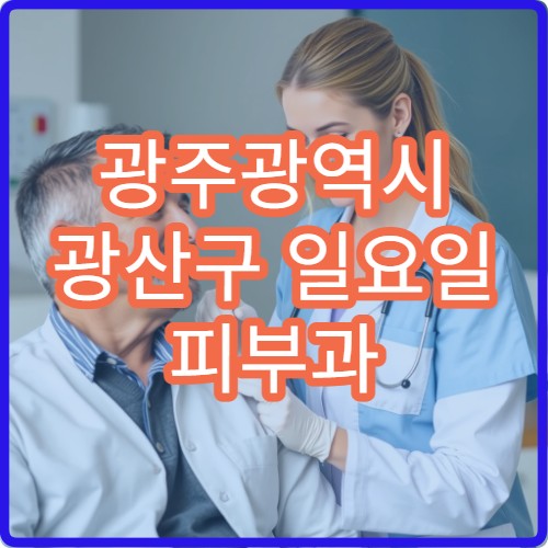 광주광역시 광산구 일요일 피부과 주말 진료 정보