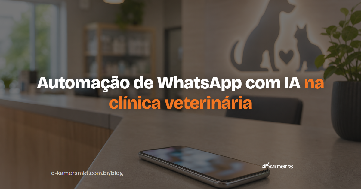 Automação de WhatsApp para clínica veterinária: o que a IA já consegue fazer (e como implementar)