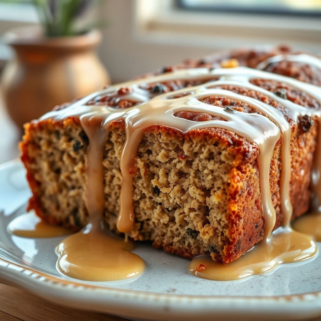 Lavender Banana Bread Recipe with Sweet Glaze – Easy One-Bowl Comfort finished