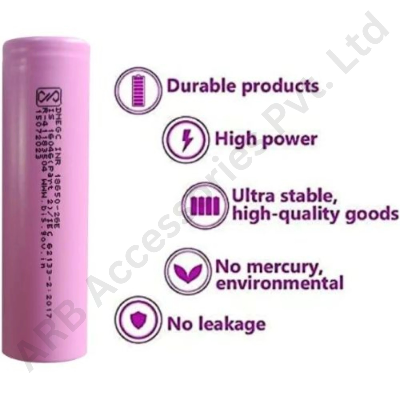 LITHUM-ION CELL 2600 mAh DMEGC 18650  (02e4)