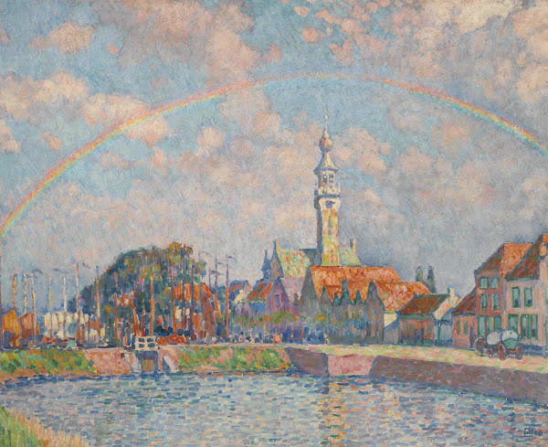 LArc en ciel à Veere 1906