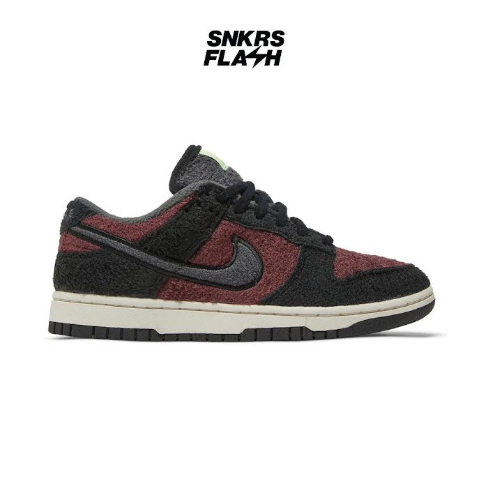 NIKE DUNK LOW SE CC FLACEE BURGUNDY CRUSH