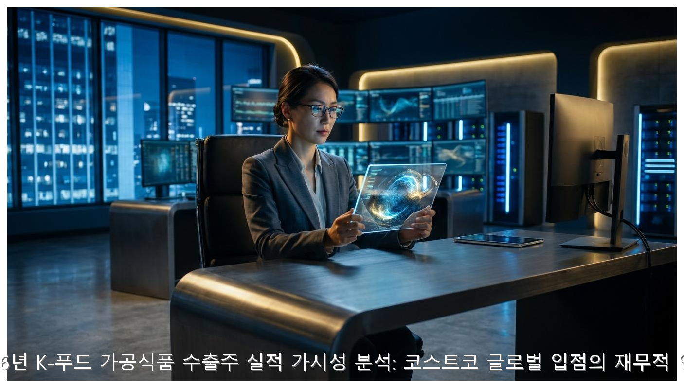 2026년 K-푸드 가공식품 수출주 실적 가시성 분석: 코스트코 글로벌 입점의 재무적 영향 핵심 안내 및 분석 인포그래픽 (5)