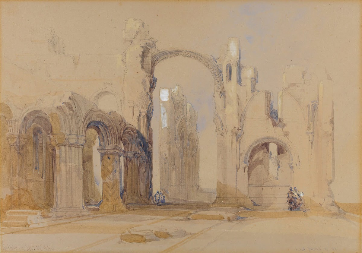 Lindisfarne Priory Northumberland 1846