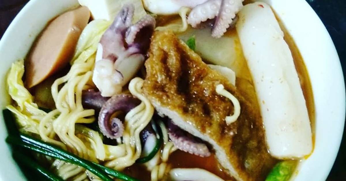 Lẩu kim chi bạch tuộc