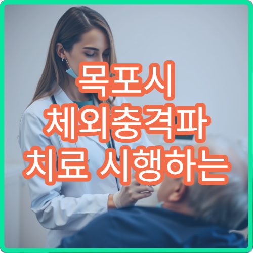 목포시 체외충격파 치료 시행하는 정형외과 병원