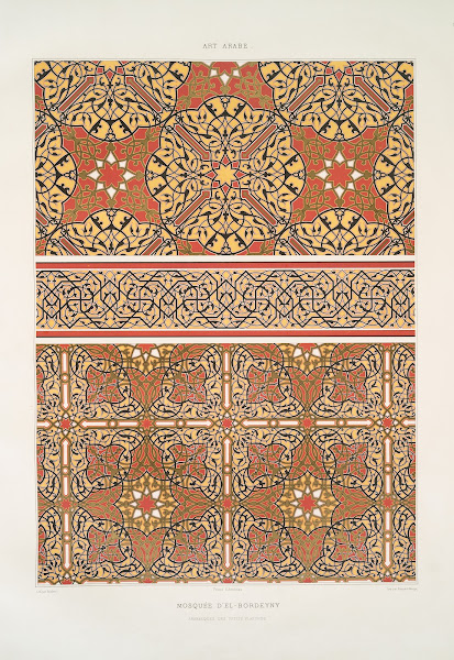 Arabesques mosquée dEl Bordeyny arabesques des petits plafonds 1877