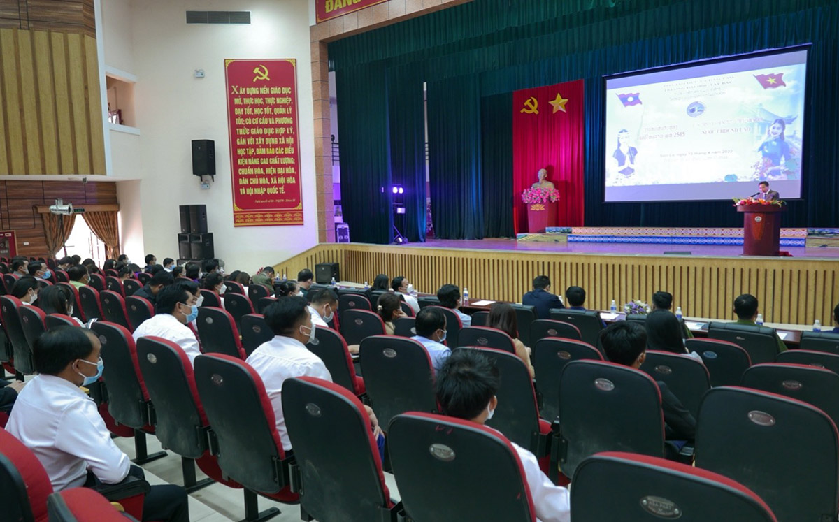 Diễn văn chào mừng Tết Bunpimay 2565 Nước Cộng hòa Dân chủ Nhân dân Lào