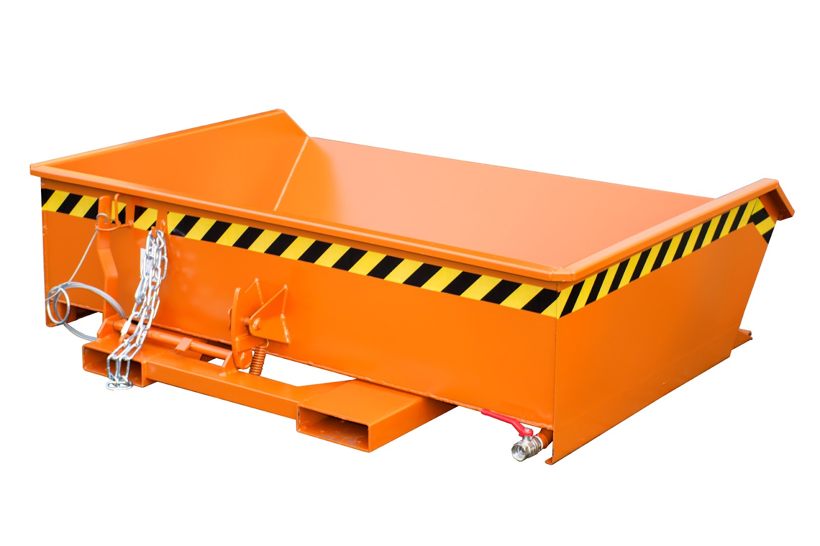 Mini-spaander-kiepecontainer SMGU 610, gelakt, Geeloranje