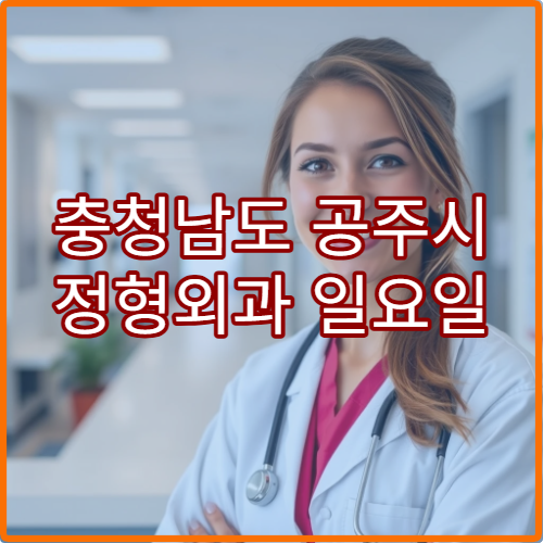 충청남도 공주시 정형외과 일요일 진료 병원 관절 부상·근육통 치료 가능