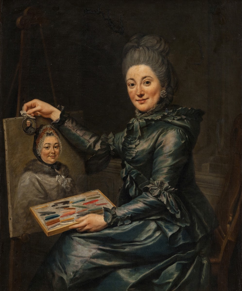 Portrait of the Artists Daughter Elisabeth Married Lampe 1730   1776