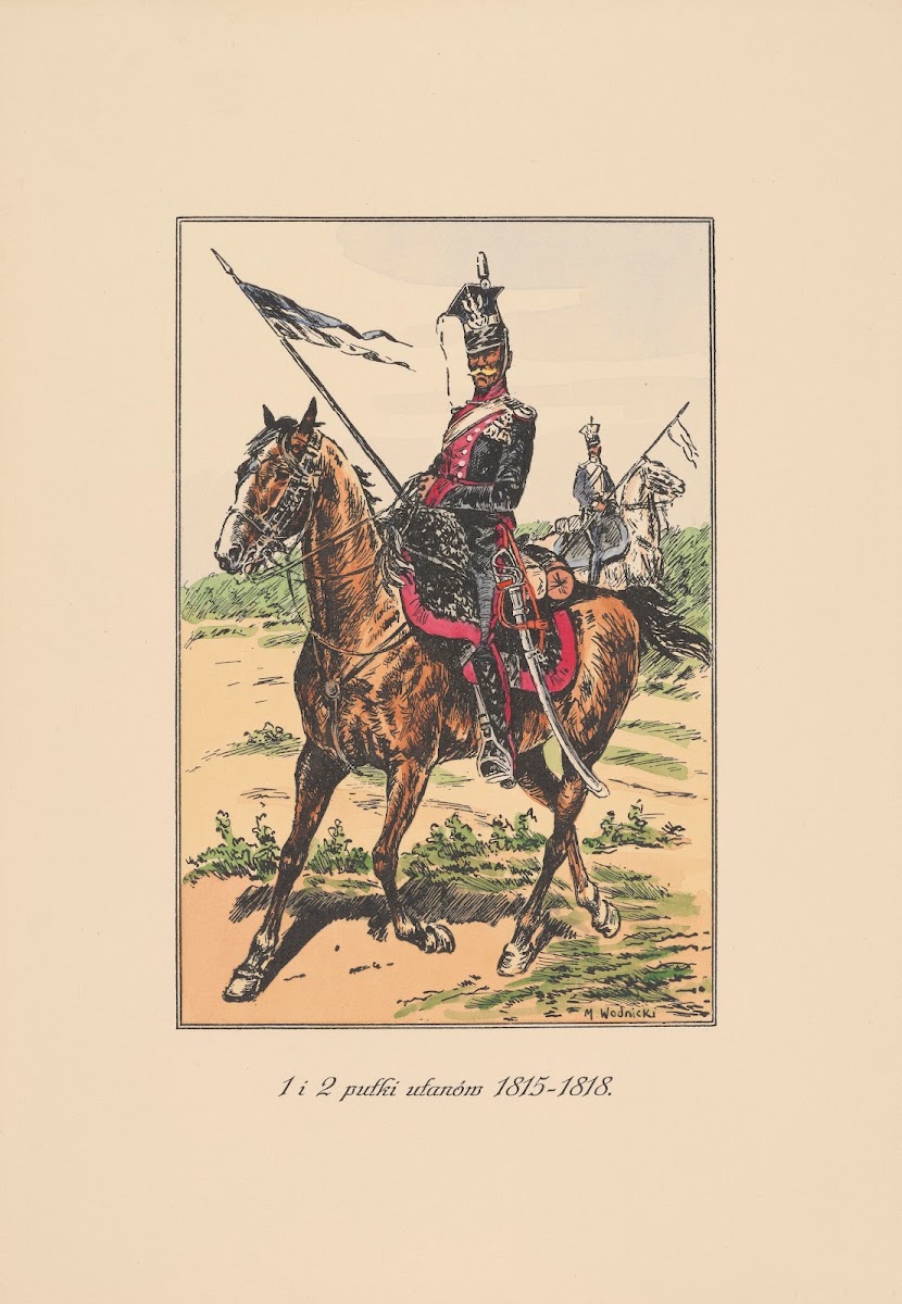 1 i 2 Pułki Ułanów 1815 1818 1938
