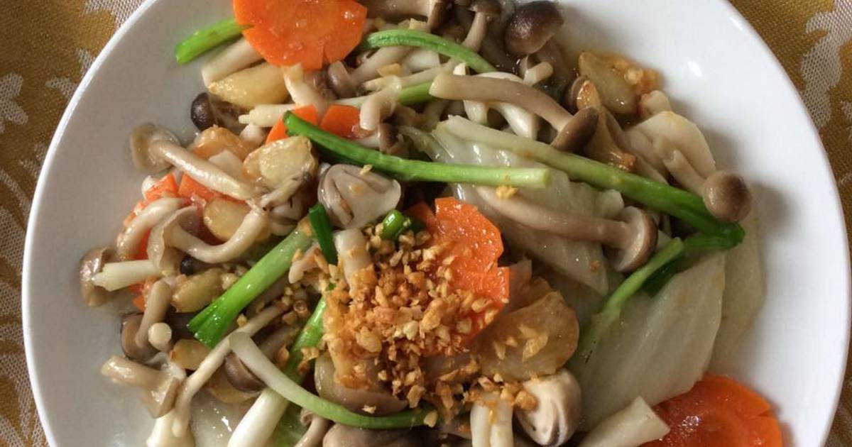 Nấm xào bơ tỏi