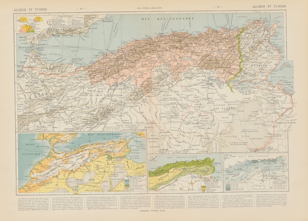 Algérie et Tunisie 1913