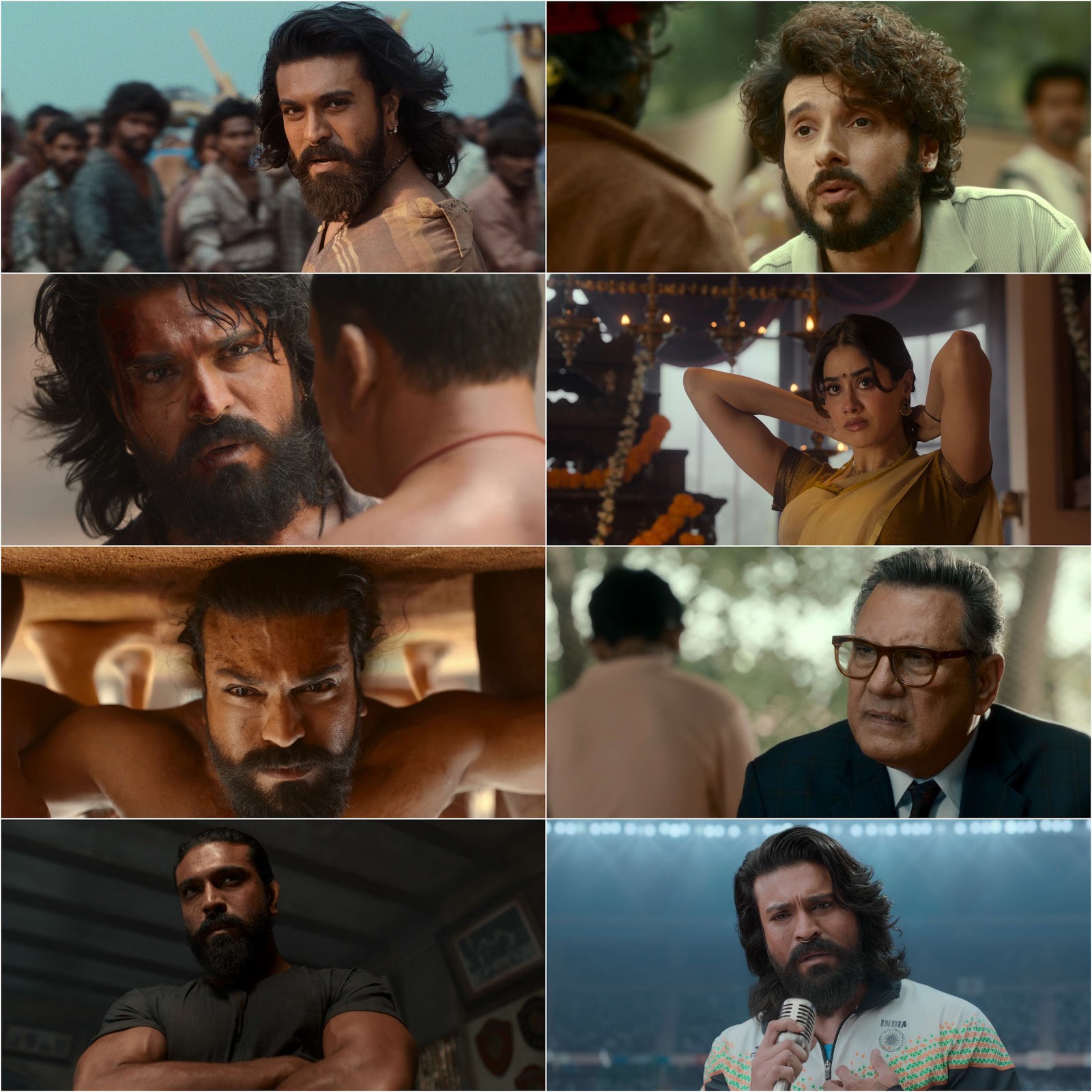 Peddi (2026) (Hindi + Telugu) Dual Audio UnCut South Movie HD ESub screenshot 1