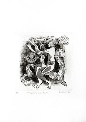 Amok Series Intaglio Prints