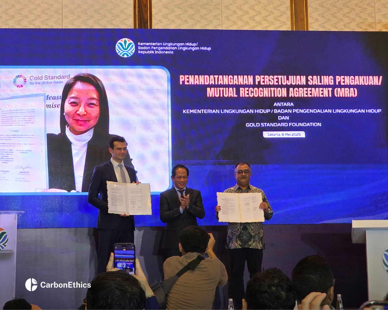 Indonesia signs Mutual Recognition Agreement (MRA) with Gold Standard, a significant step to support its carbon market.