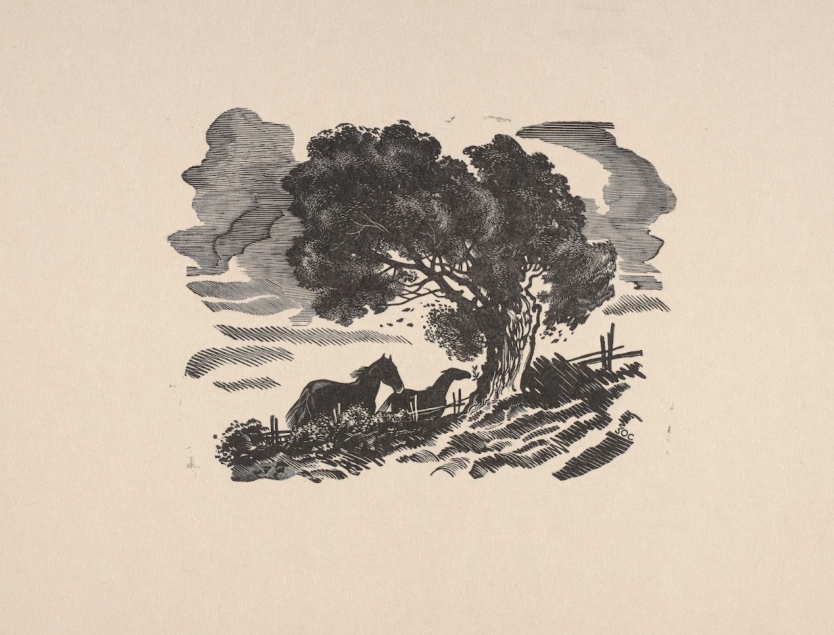 Wiatr ilustracja do książki Song of the Little Indian Mais 1935