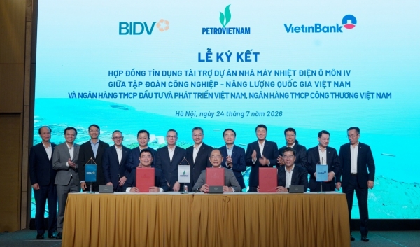 Petrovietnam hợp tác ký kết hợp đồng tín dụng 7.300 tỷ đồng cho dự án Nhà máy Nhiệt điện Ô Môn IV