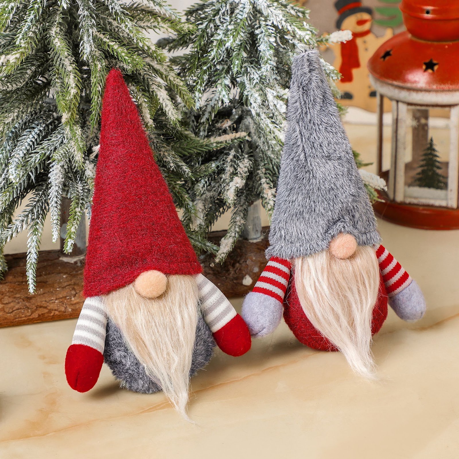 Christmas Gnome Ornament with Arms