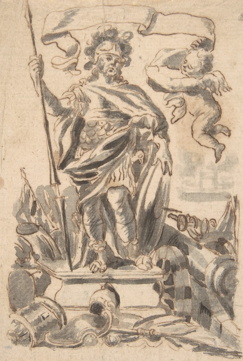 Design for a Book Illustration 17th century