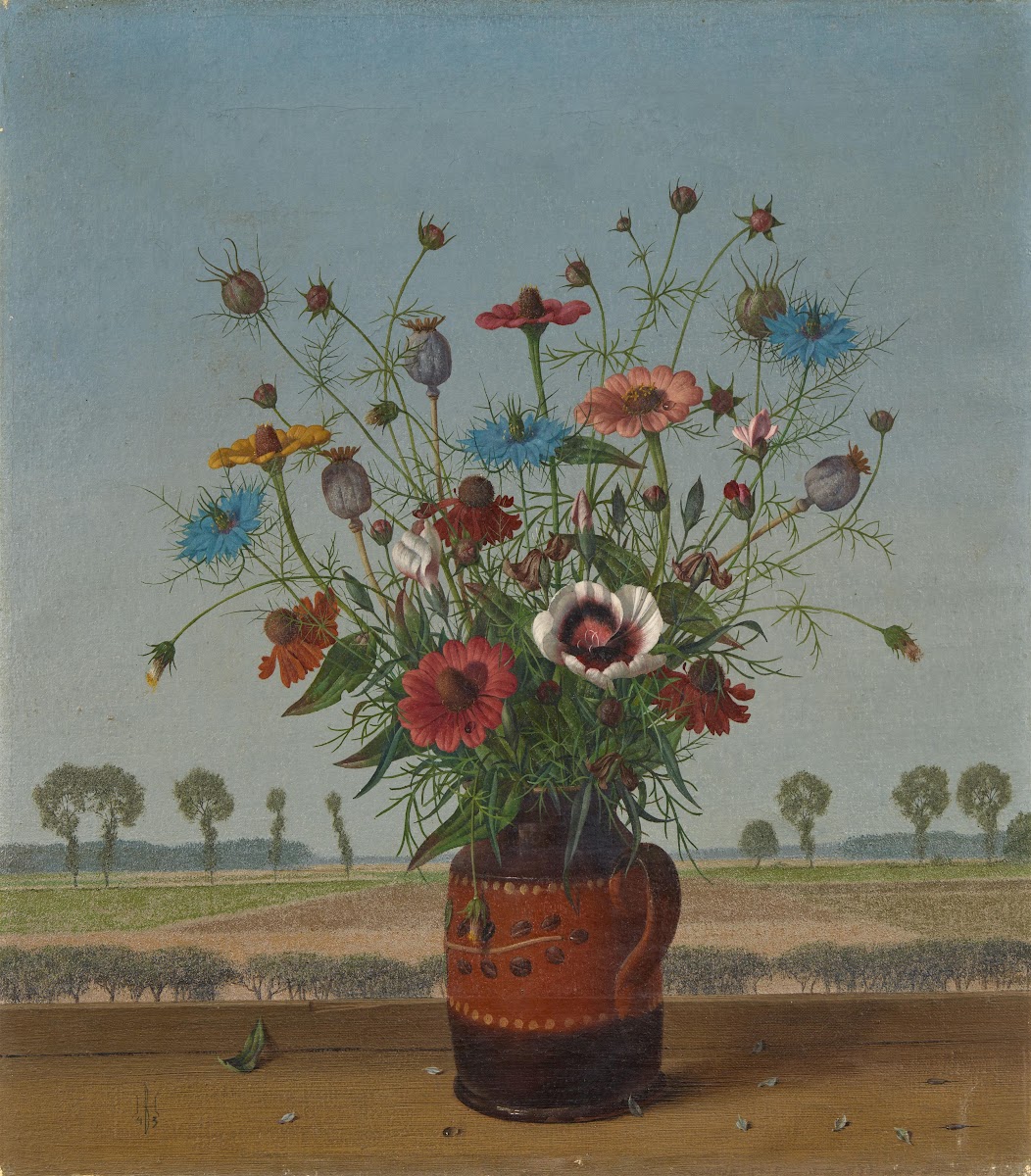 Sommerblumen am Niederrhein 1943