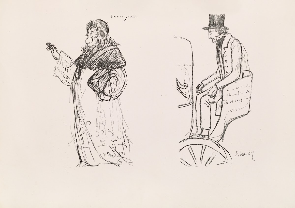 Les caricatures de Puvis de Chavannes Pl24 1906