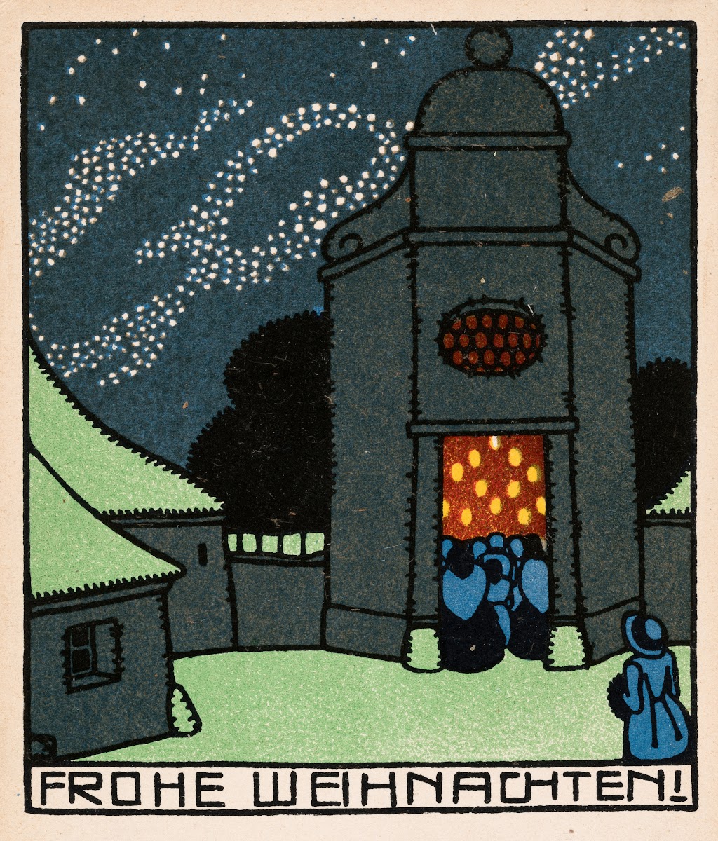 Nr 168 Weihnachtskarte 1908