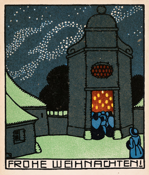 Nr 168 Weihnachtskarte 1908