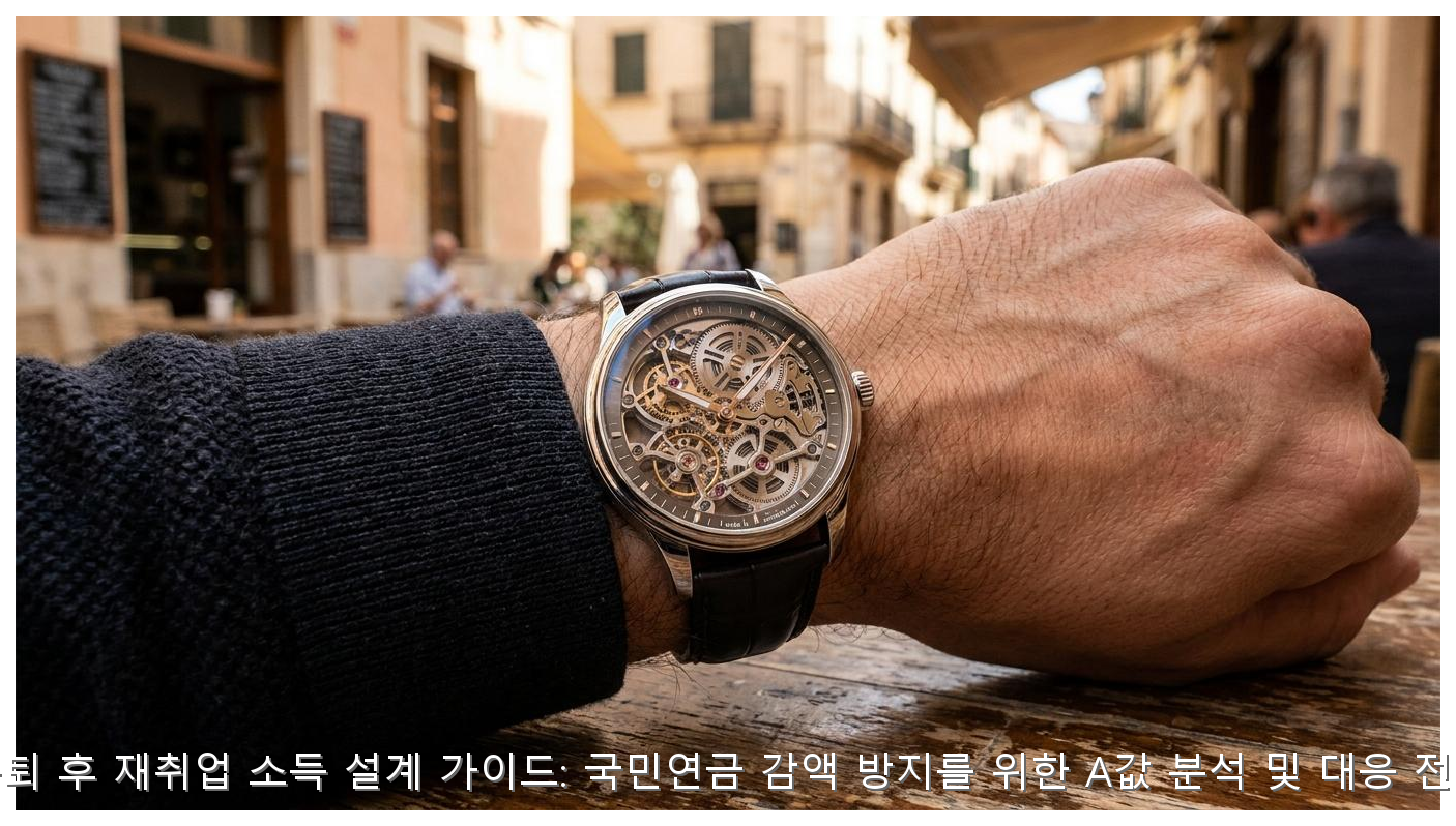 은퇴 후 재취업 소득 설계 가이드: 국민연금 감액 방지를 위한 A값 분석 및 대응 전략 핵심 안내 및 분석 인포그래픽 (3)