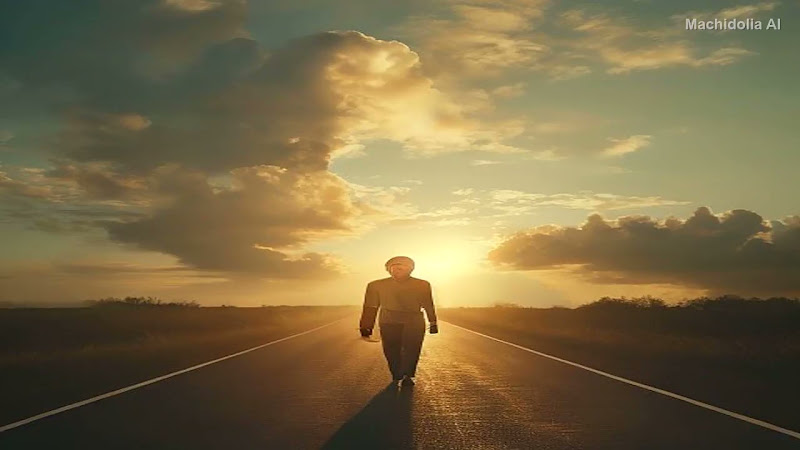 AI Text to Video (Early morning sunrise, young I)