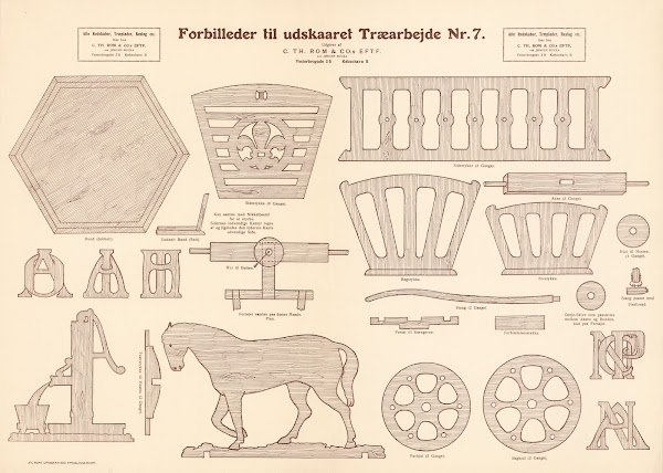 Models for carved woodwork Pl07 1933