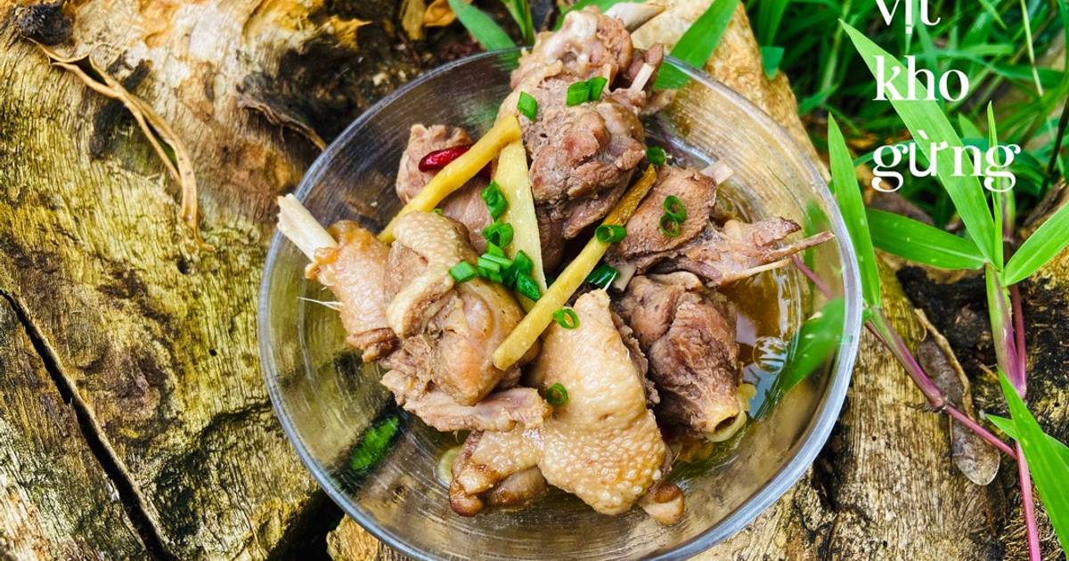 Thịt vịt kho gừng