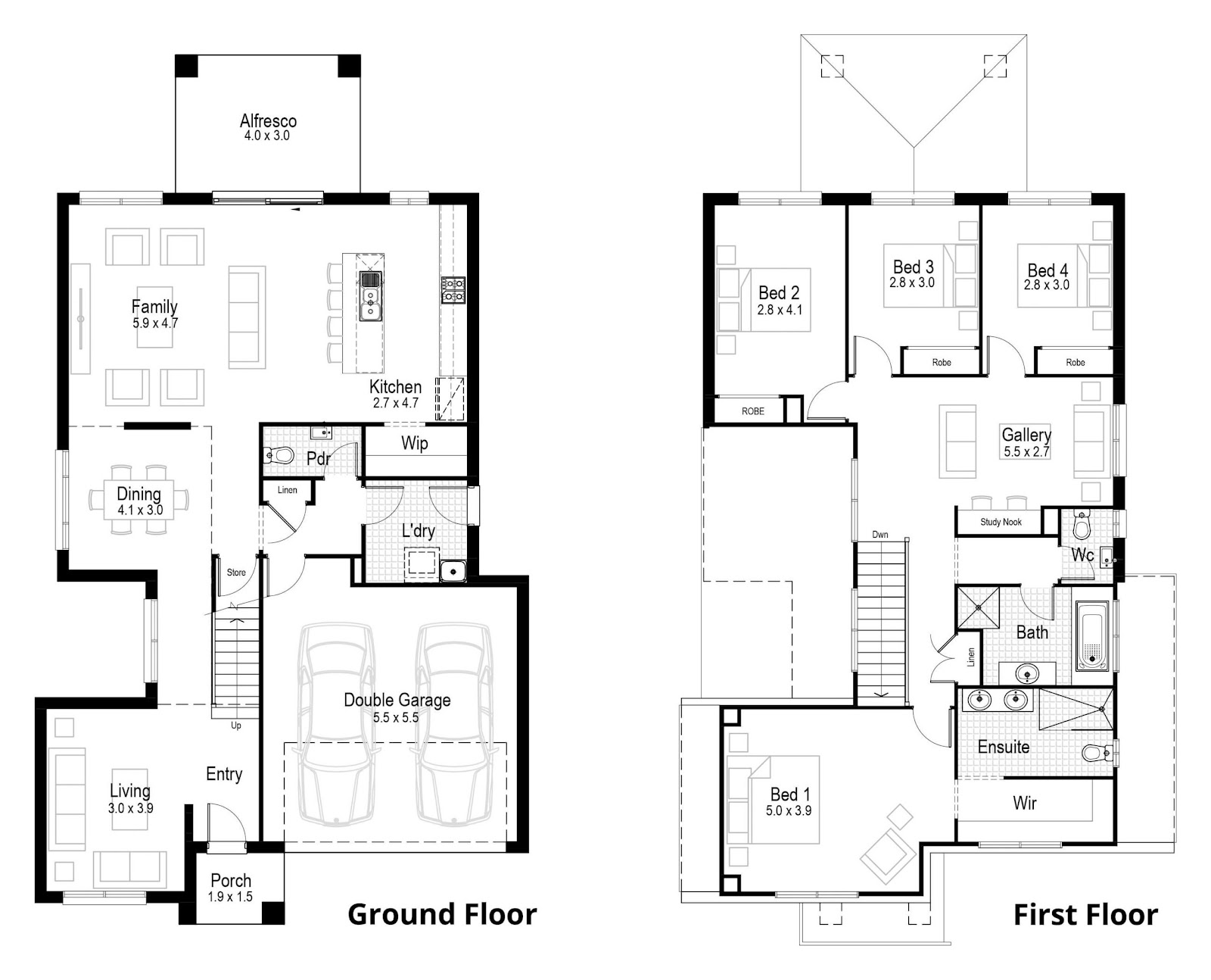 House and Land Investment Property in Leppington, NSW (5.38% Yield) | Aus Investment Properties - Floor Plan 1
