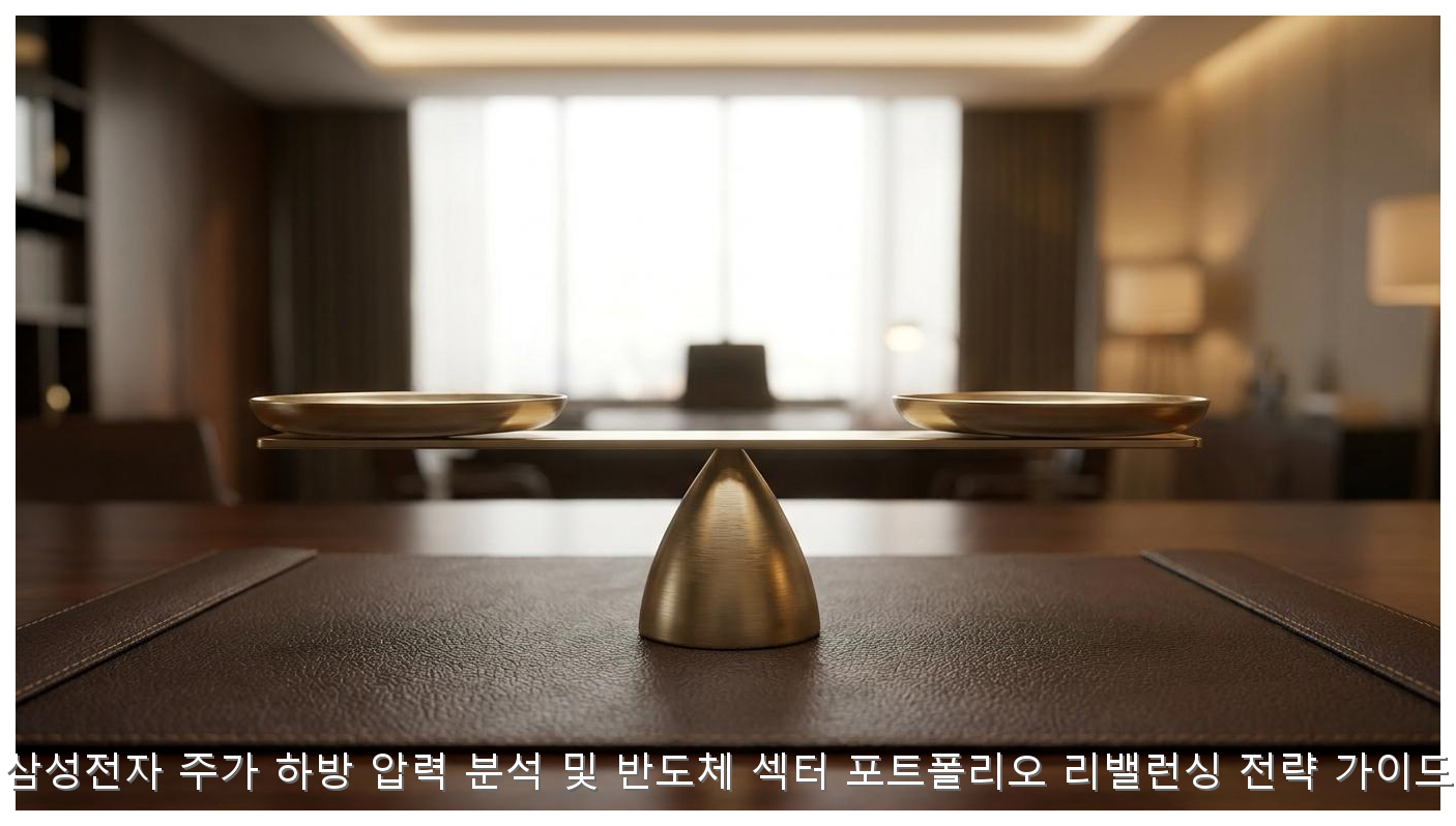 삼성전자 주가 하방 압력 분석 및 반도체 섹터 포트폴리오 리밸런싱 전략 가이드 핵심 안내 및 분석 인포그래픽 (5)