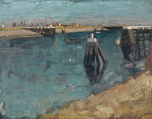 The Entrance of the Harbour at Zeebruges