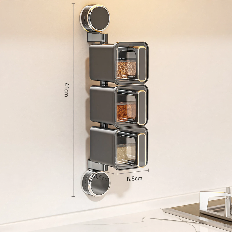 Rotating Spice Box with Suction Cup