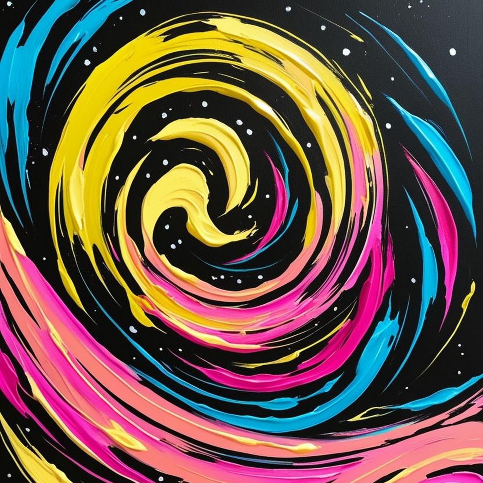 Download Abstract Art, Swirl Painting, Colorful Artwork, Galaxy Illustration iPhone