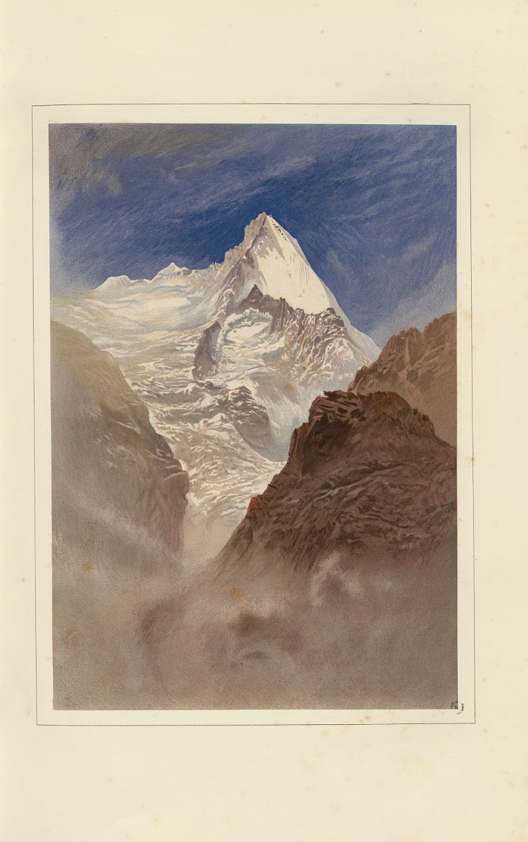 The Grivola from near the Col dArboli 1867