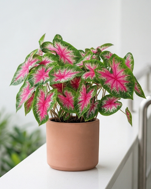 Indian Caladium Plant