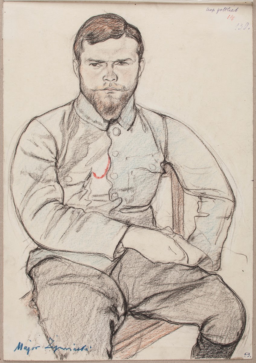 Portret Michała Żymierskiego majora piechoty Legionów Polskich 1915
