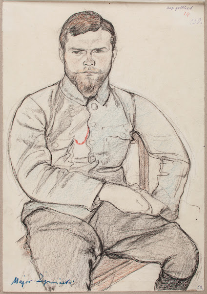Portret Michała Żymierskiego majora piechoty Legionów Polskich 1915