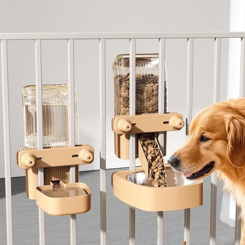 Hanging Food and Water Bowl for Pets