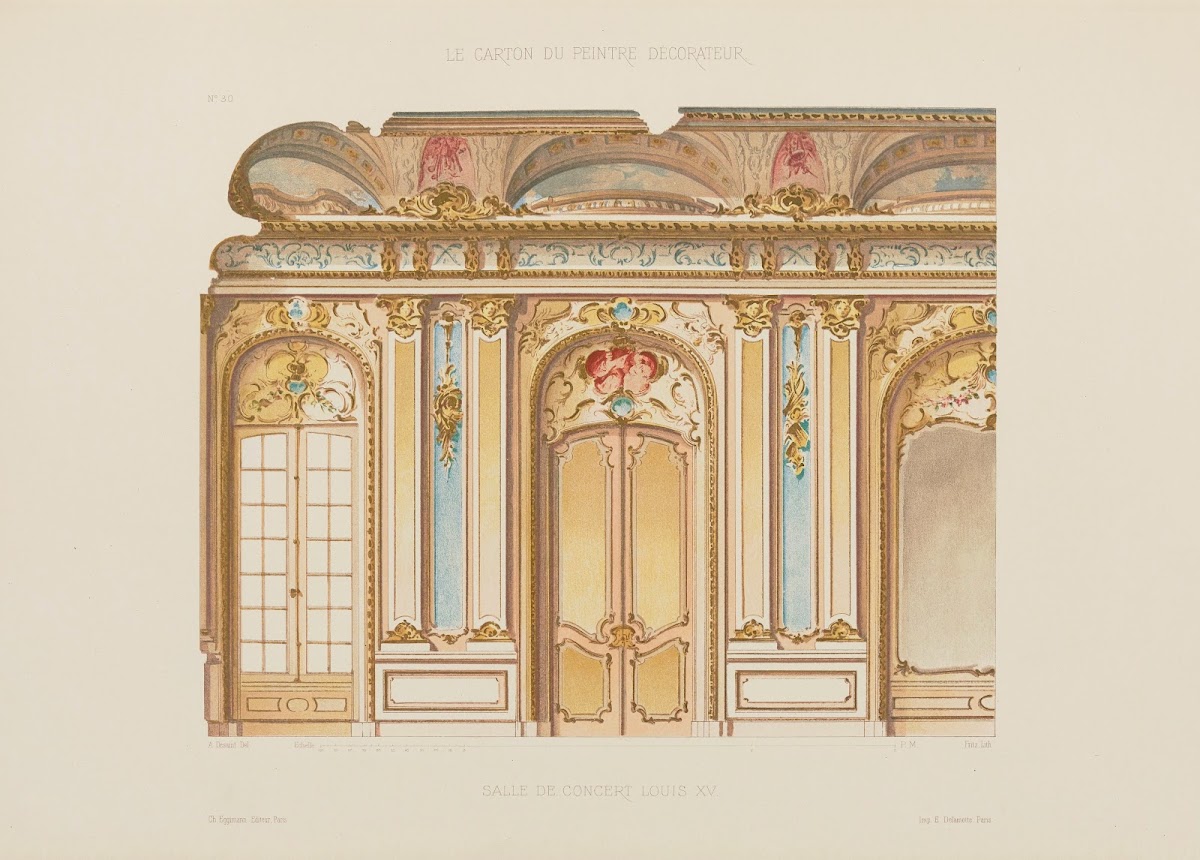 Salle de concert Louis XV 1910