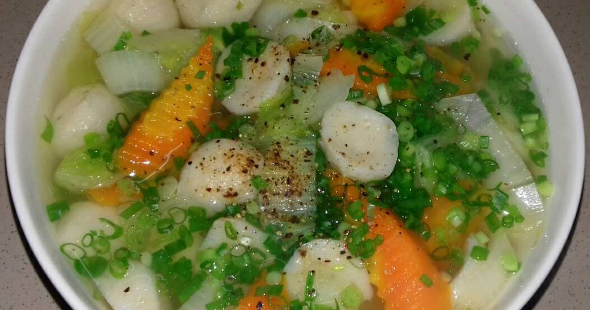 Canh Cải Nấu Cá Viên