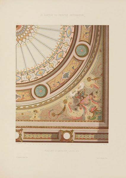 Plafond descalier Louis XIV 1910