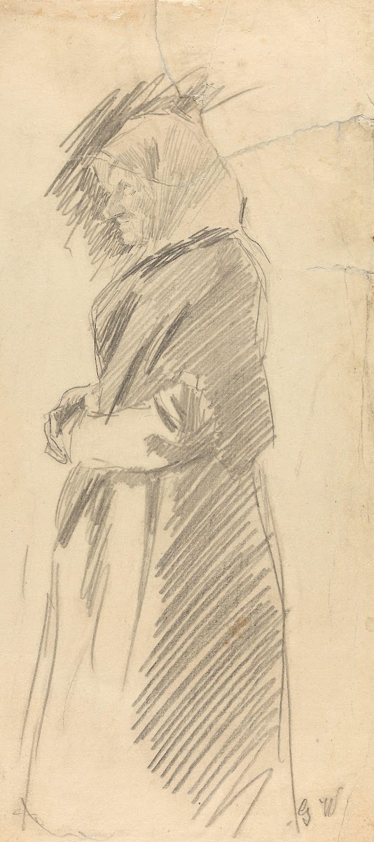 Old Woman with Headscarf