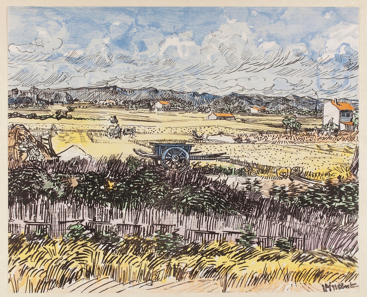 Harvest in Provence 1899