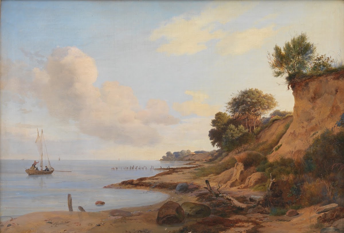 Strandparti i nærheden af Tårbæk 1824  1886